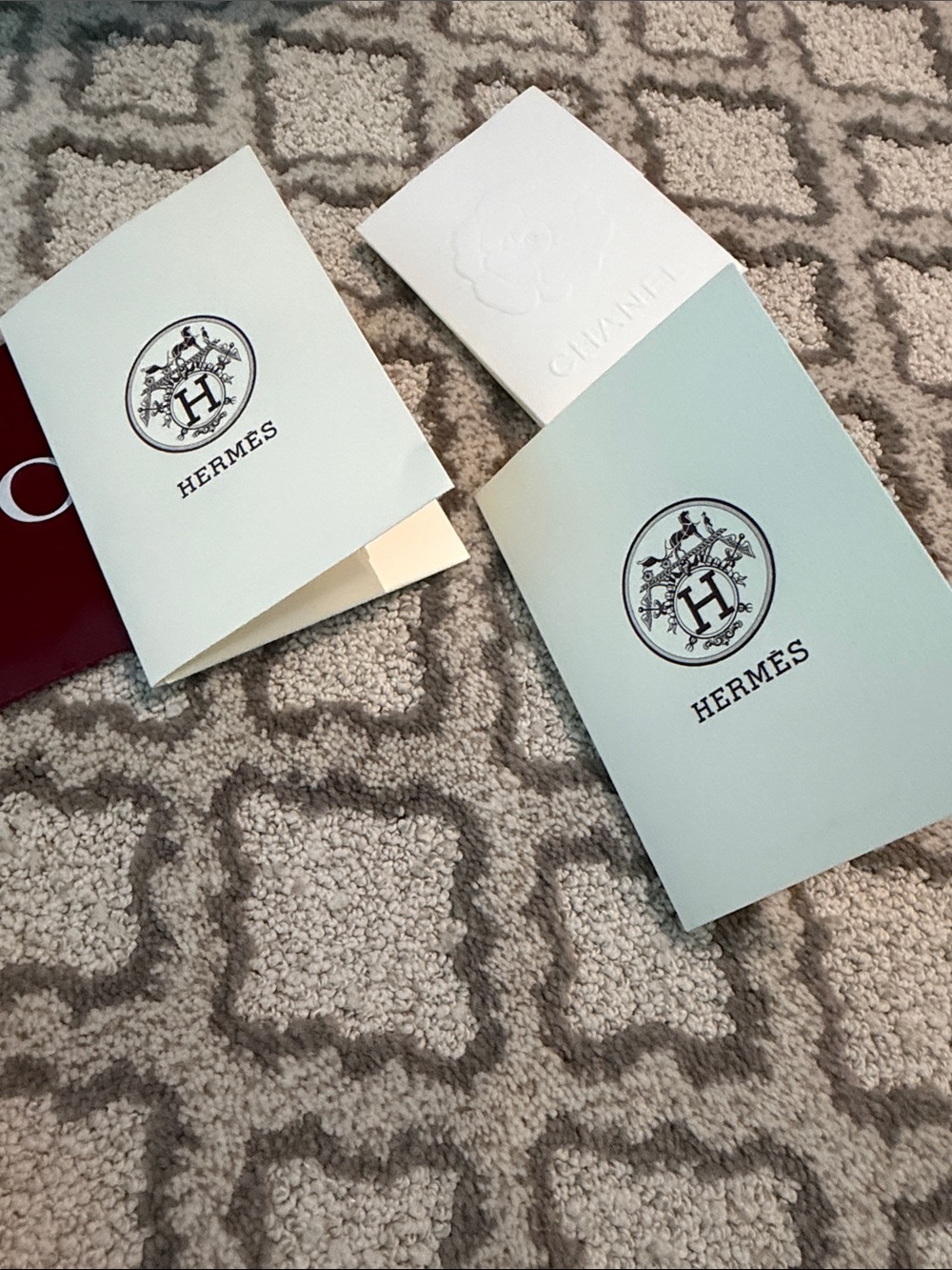 Gucci hermes Louis vuitton receipt case cards